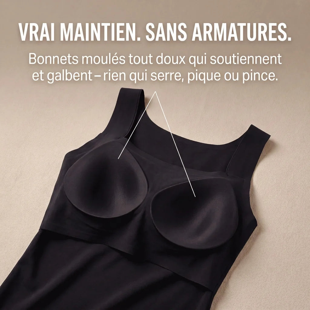Camisole Sculptante à soutien-gorge intégré Nosenia