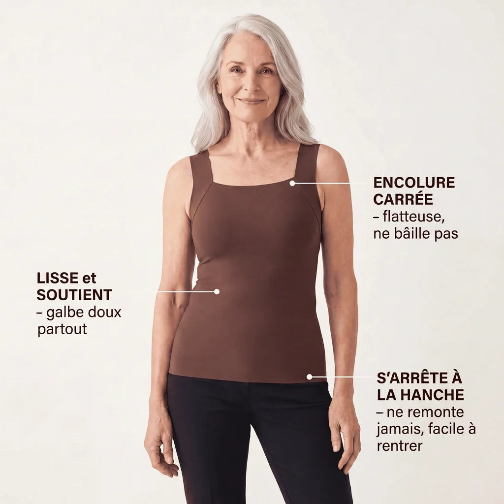 Camisole Sculptante à soutien-gorge intégré Nosenia