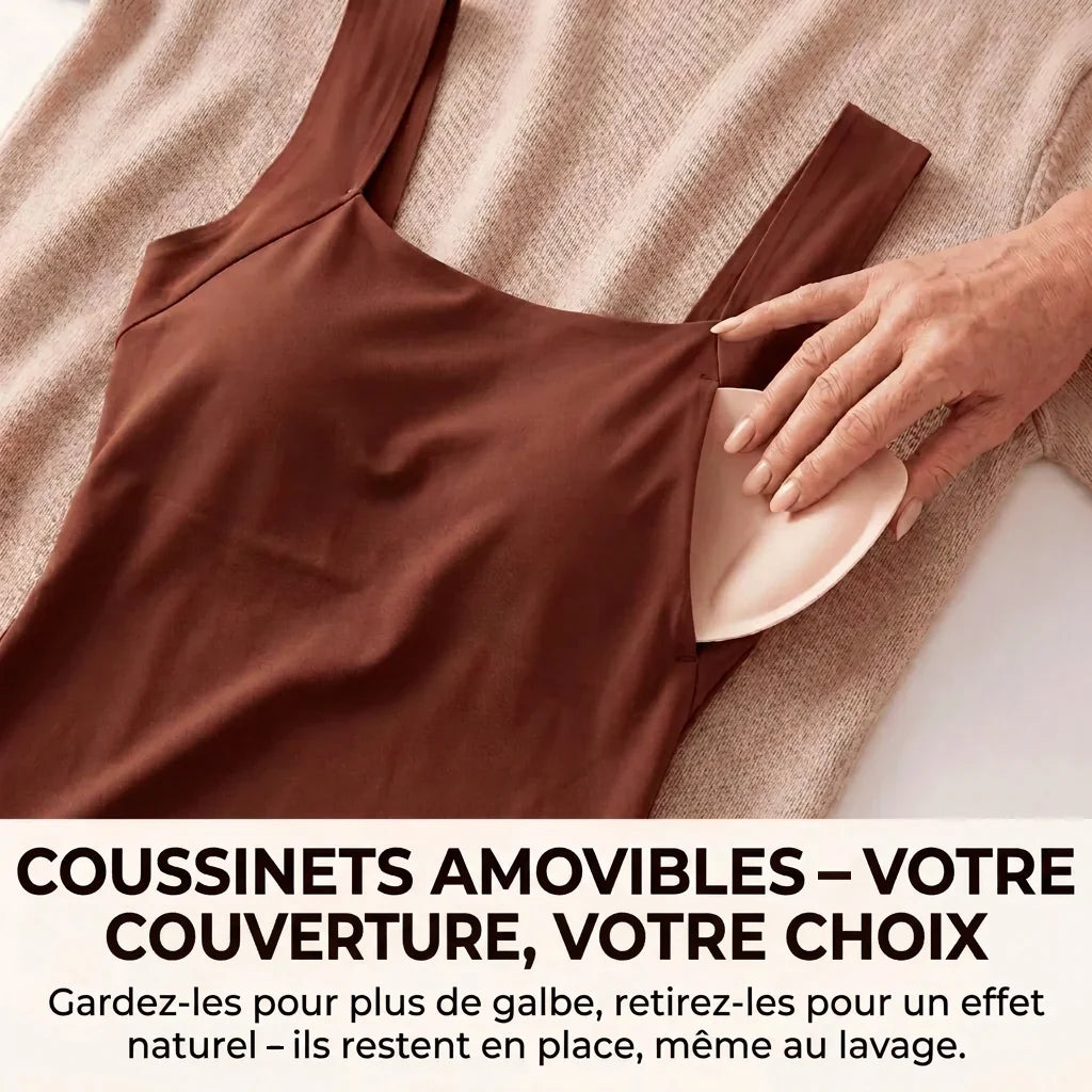 Camisole Sculptante à soutien-gorge intégré Nosenia