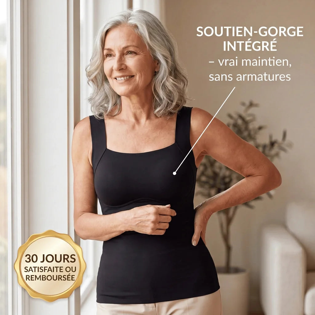 Camisole Sculptante à soutien-gorge intégré Nosenia